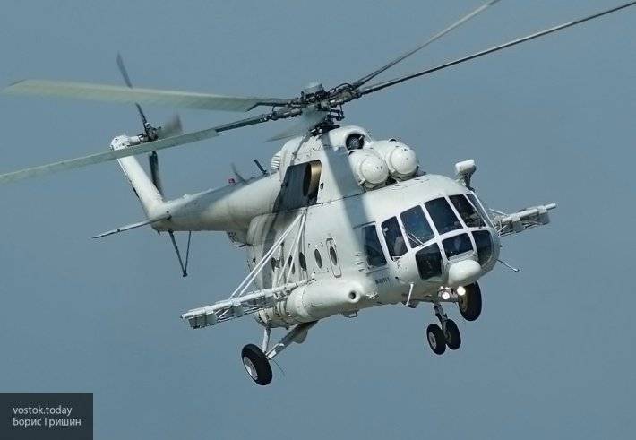 Короткое замыкание случилось в вертолете Ми-8 на Чукотке