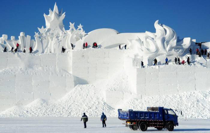Россияне удивили весь мир, победив в конкурсе ледяных скульптур в Харбине