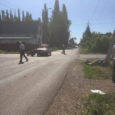 В Башкирии водитель сбил мотоциклиста