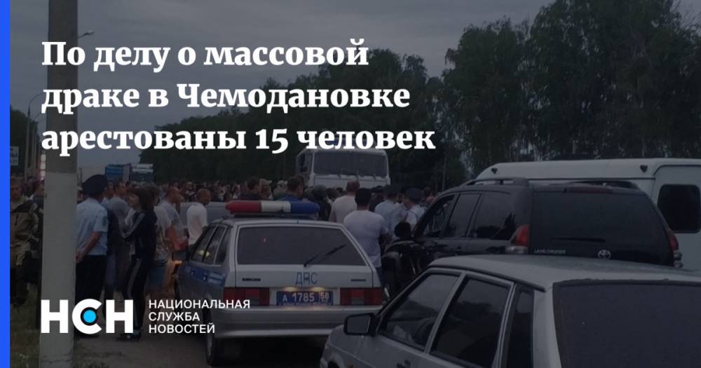 По делу о массовой драке в Чемодановке арестованы 15 человек