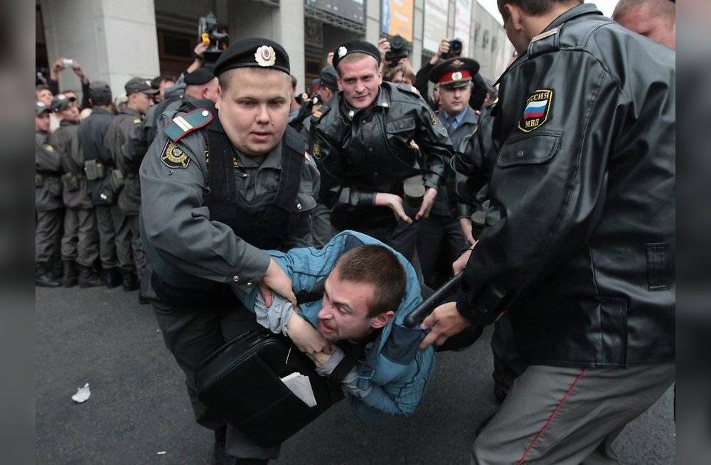 В России арестован очередной оппозиционный активист