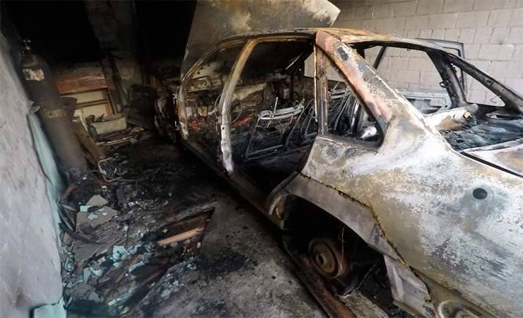 За последние сутки в Гомеле и Гомельском районе сгорели три авто — фото, видео