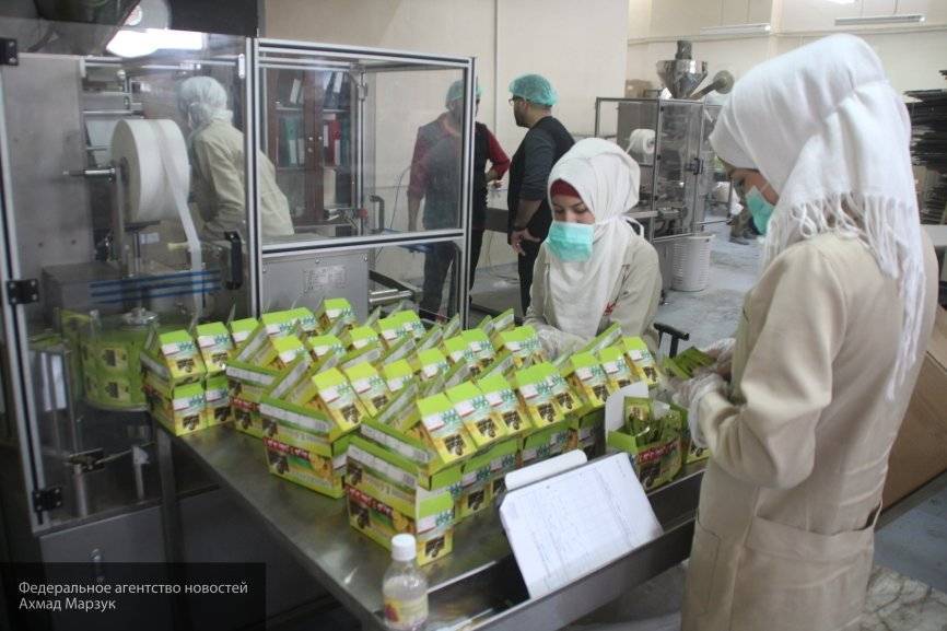 В Сирии расширяется завод кофе и чая, который выстоял во время боевых действий