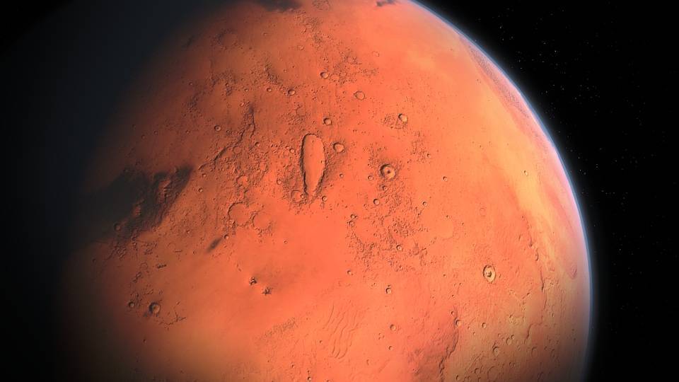 На Марсе обнаружили след от мощного взрыва (фото)