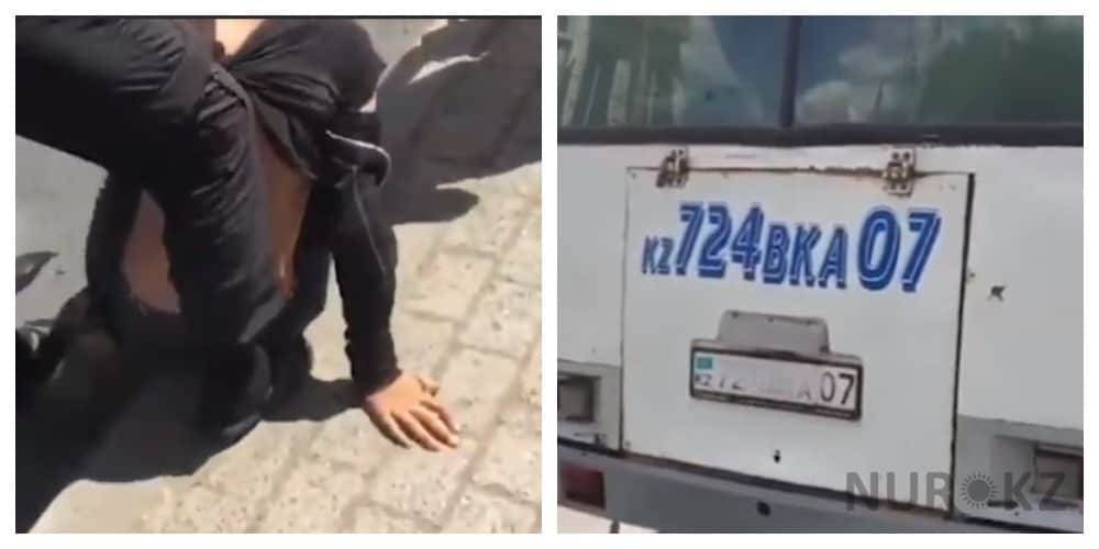 Подростков силой высадили из автобуса в Уральске (видео)
