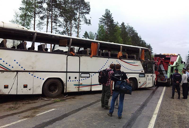В Краснодарском крае в ДТП с автобусом пострадали 17 человек