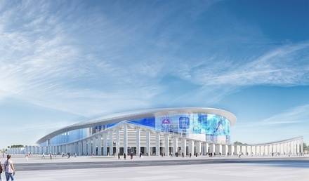 Ледовый дворец спорта на&nbsp;Стрелке намерены построить в&nbsp;ближайшие два года