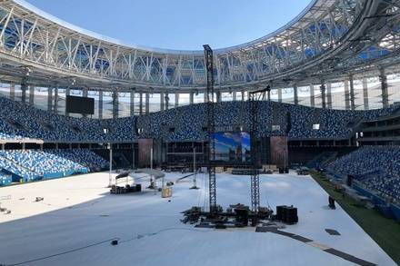 На&nbsp;стадионе «Нижний Новгород» завершается подготовка к&nbsp;первому концерту