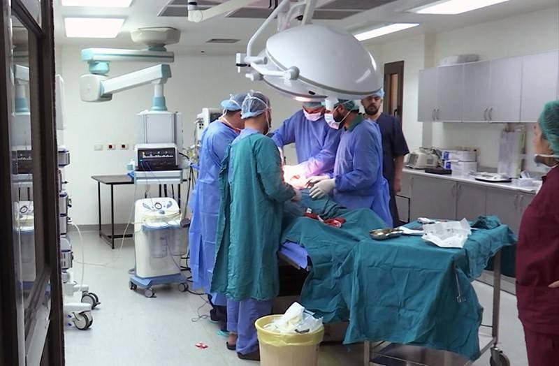 Больницу под Дамаском укомплектовали по высшим стандартам
