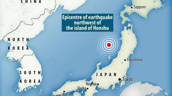 Огромное землетрясение в 6,8 магнитуды произошло в Японии