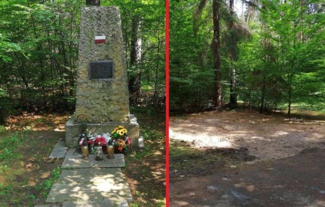 Декоммунизация головного мозга: В Польше уничтожили памятник своим же партизанам