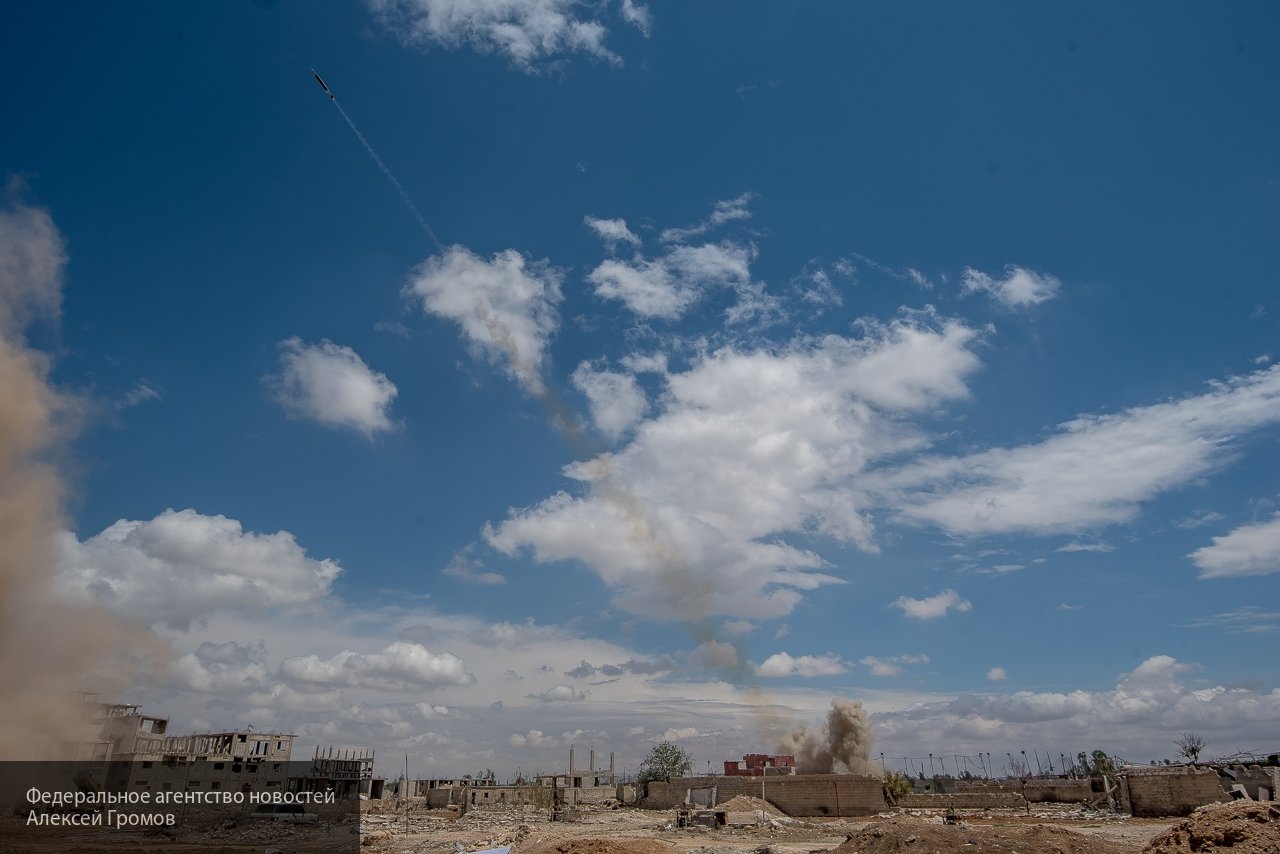 ПВО Сирии поразила воздушные цели к югу от Дамаска