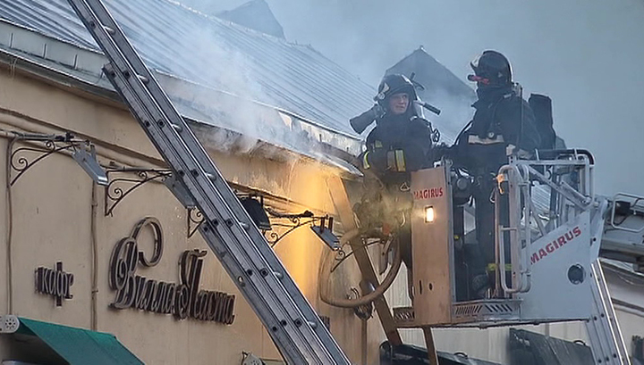 В столичном Замоскворечье потушили пожар в ресторане