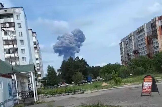 В результате взрывов на заводе в Дзержинске разрушены пять зданий