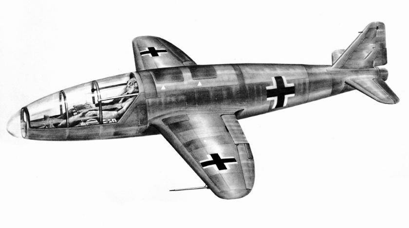 Верхом на ракете: как немцы испытали первый реактивный самолет