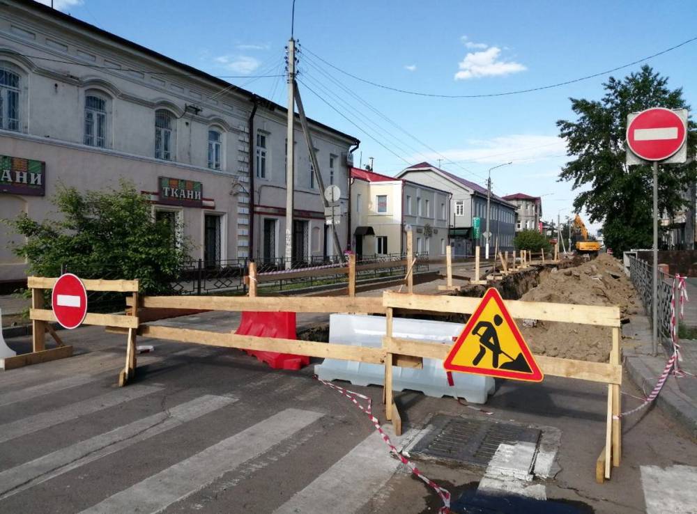 В Улан-Удэ на две недели перекроют центральную улицу