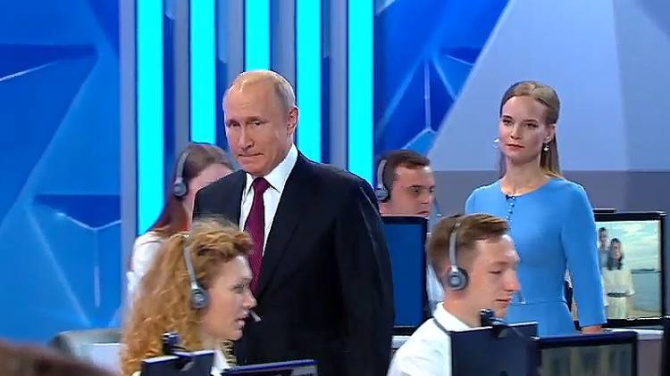Путин на Прямой линии перечислил наиболее волнующие россиян темы