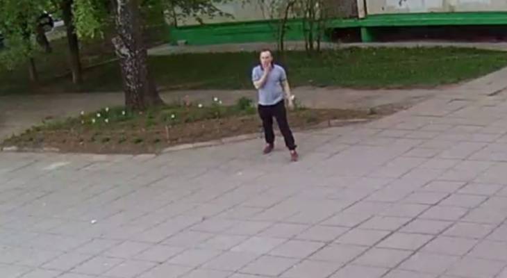 Шатающийся на видео мужчина разыскивается по подозрению в преступлении