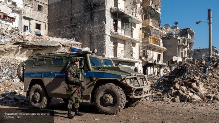 Российская военная полиция в Сирии помогает поддерживать мир на границе с Голанскими высотами