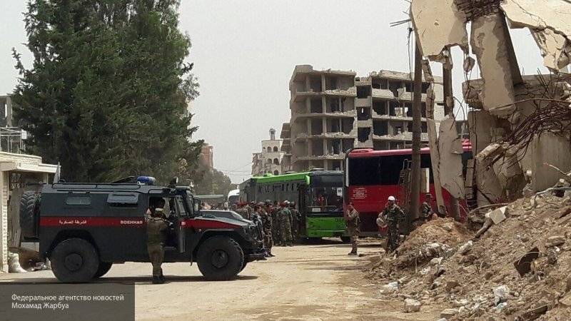Представители военной полиции РФ в Сирии сохраняют мир на рубеже с Голанскими высотами