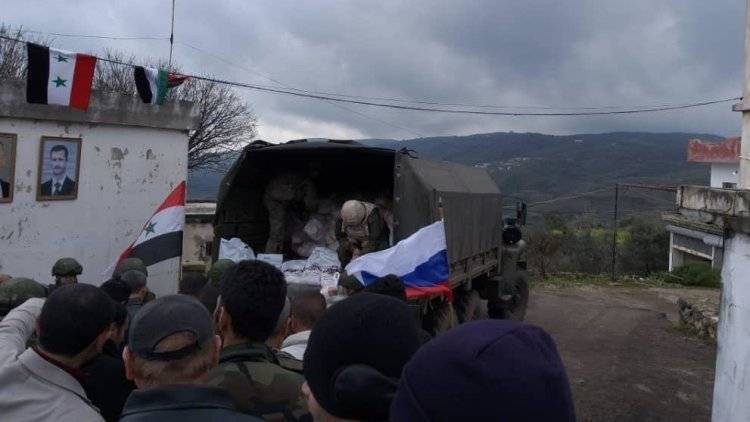 Российская военная полиция поддерживает мир на границе между САР и Голанами