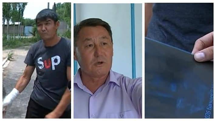 "Бил руками и ногами": житель Алматинской области обвинил замакима в избиении