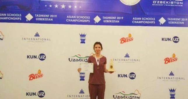 Рухшона Саидова заняла третье место на чемпионате Азии по шахматам