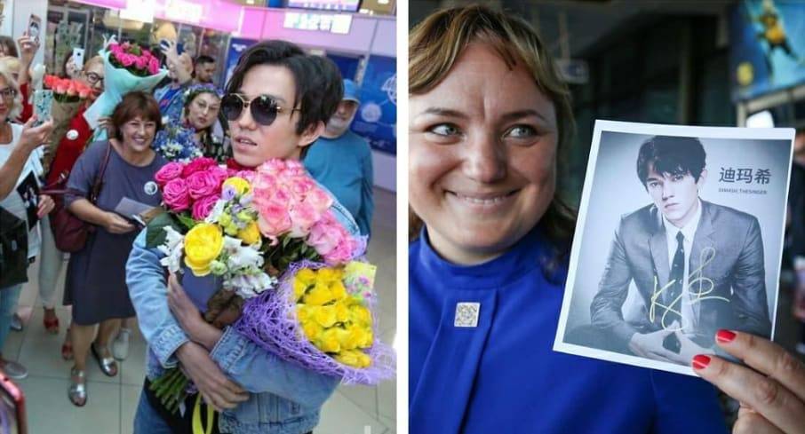 "Счастье рядом": как фанаты встречали Димаша в аэропорту Минска (фото, видео)