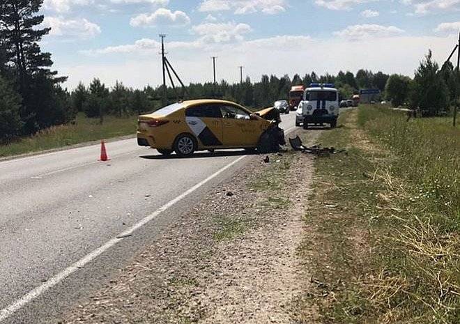 В ДТП с участием такси на трассе Рязань — Касимов пострадал один человек