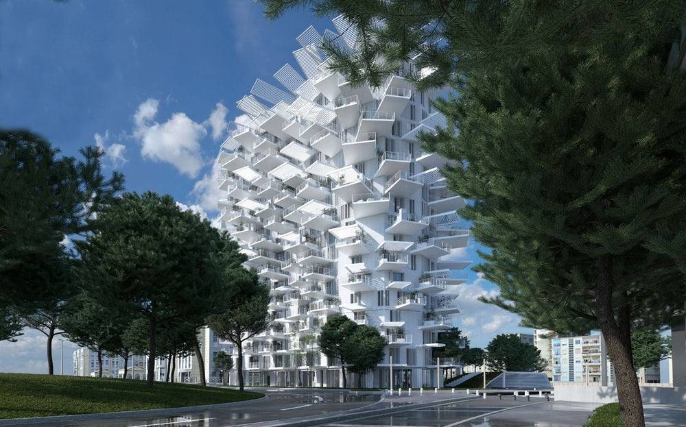 В Монпелье строится уникальный жилой комплекс L’Arbre Blanc