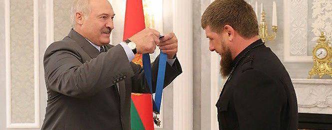 За неимением Путина и Медведева Лукашенко вручил орден «настоящему мужику» Кадырову | Политнавигатор