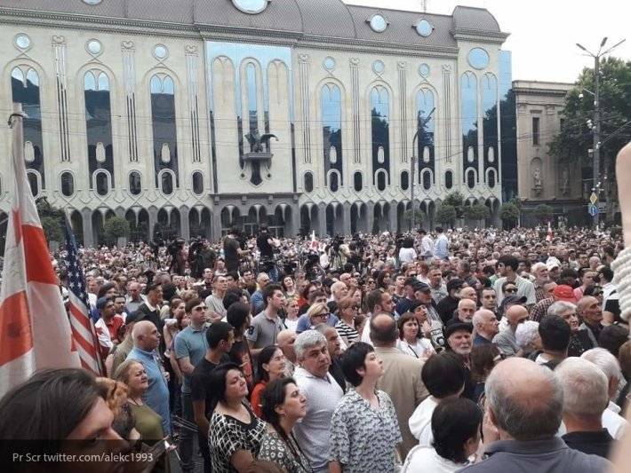 В Госдуме считают, что протесты в Тбилиси могут сорвать возвращение РФ в ПАСЕ