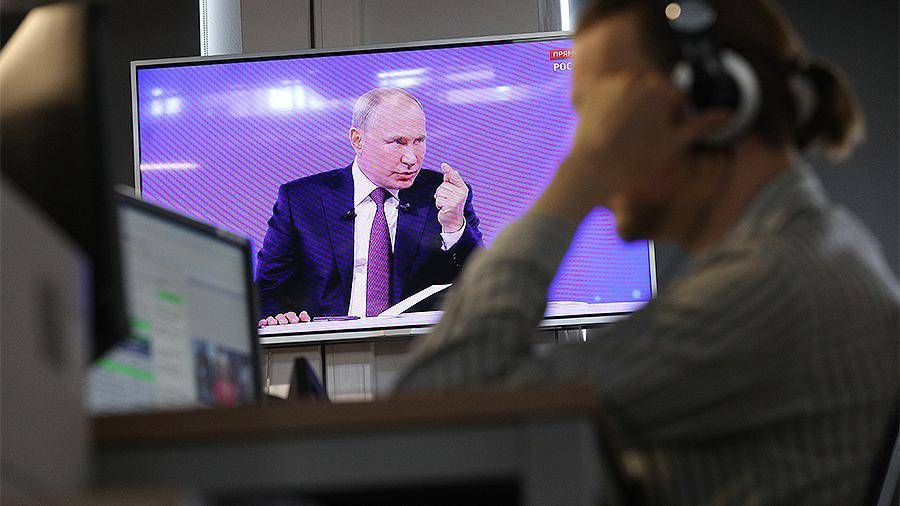 «Прямую линию» с Путиным посмотрели более 1 млн москвичей