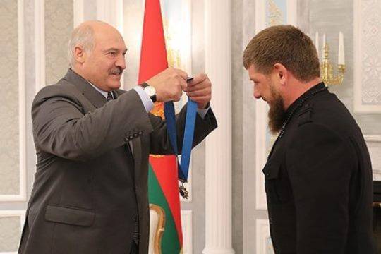 Кадыров получил от Лукашенко орден Дружбы народов и назвал Белоруссию родной страной