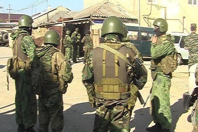 НАК обнародовал видео с места ликвидации боевиков в Дагестане