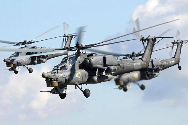 Обнародованы кадры первого применения новой ракеты для вертолета Ми-28НМ