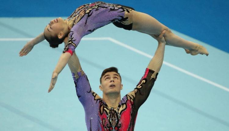 Акробаты Аксенова и Старцев принесли России третье золото Европейских игр
