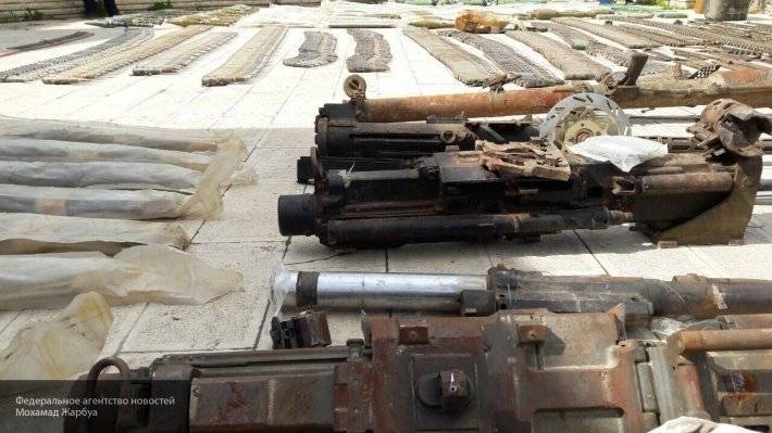 САА обнаружила в Ялде секретный схрон боевиков с израильским оружием - newinform.com - Сирия - Дамаск
