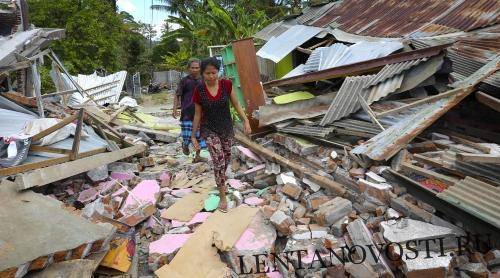 У островов Индонезии в море Банда произошло землетрясение магнитудой 7,3