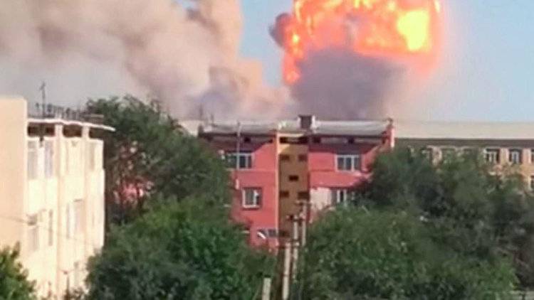 При взрыве в воинской части на юге Казахстана пострадали 16 человек
