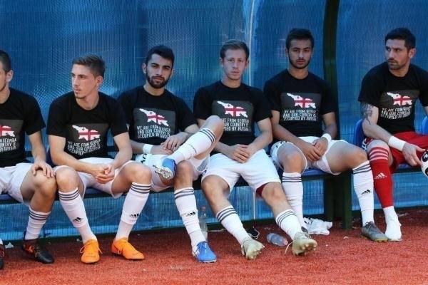 В УЕФА не будут рассматривать вопрос о наказании грузинских футболистов за антироссийские лозунги