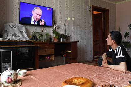 Подсчитана популярность прямой линии Путина в сети