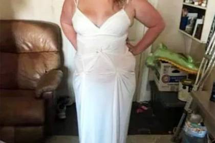 Невеста перешила платье в домашних условиях и была осмеяна в сети