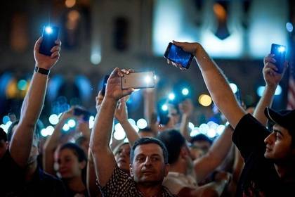 В Тбилиси потеряли аппаратуру для митинга