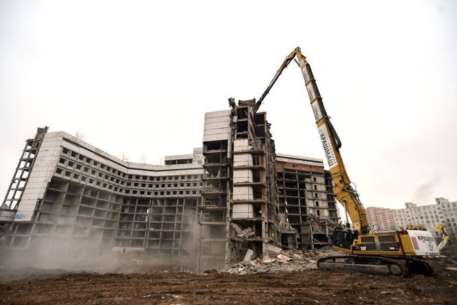 Дома на месте Ховринской больницы закончат строить в 2022 году