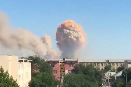 В Казахстане продолжились взрывы боеприпасов
