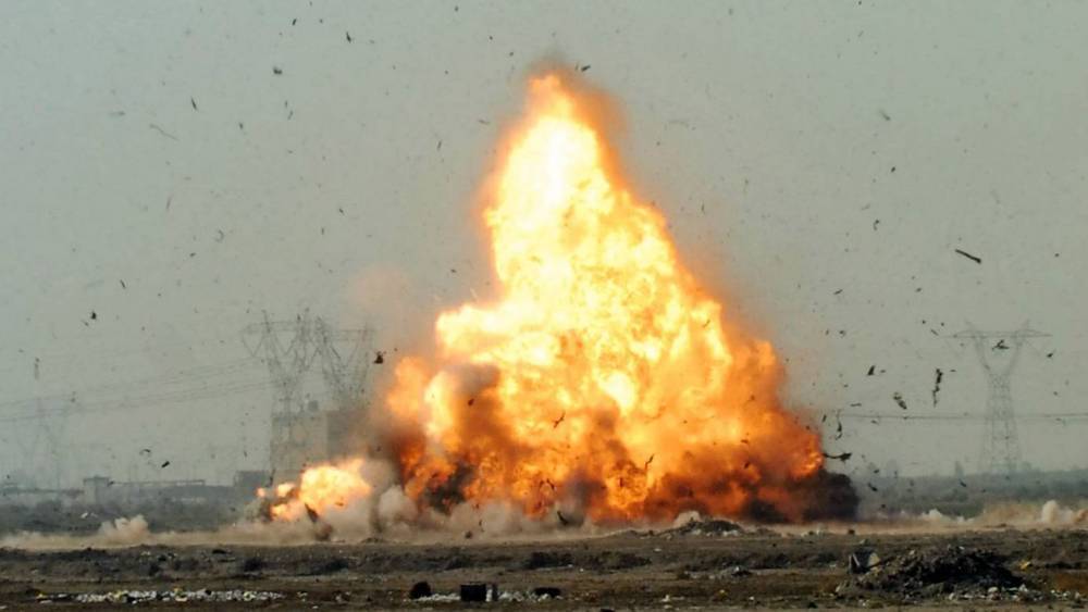 Украинские боевики подорвались на собственной противотанковой мине