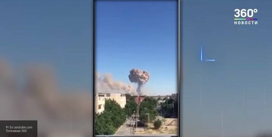 МВД Казахстана проверило военную базу, в которой взрывались боеприпасы