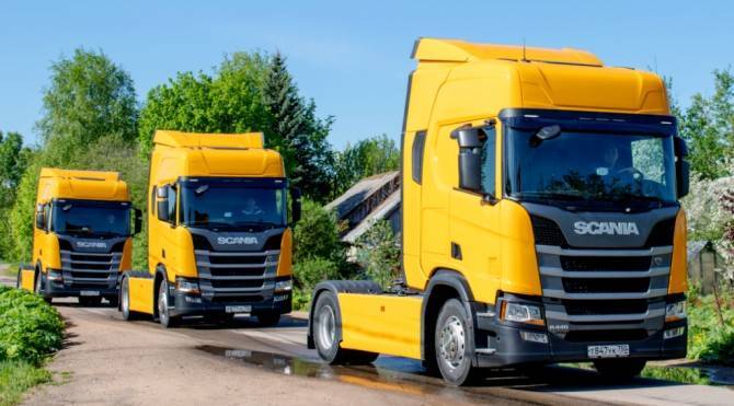 Scania поставила 55 новых грузовиков транспортной компании «Траско»