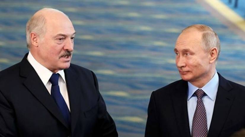Путин провёл телефонный разговор с Лукашенко